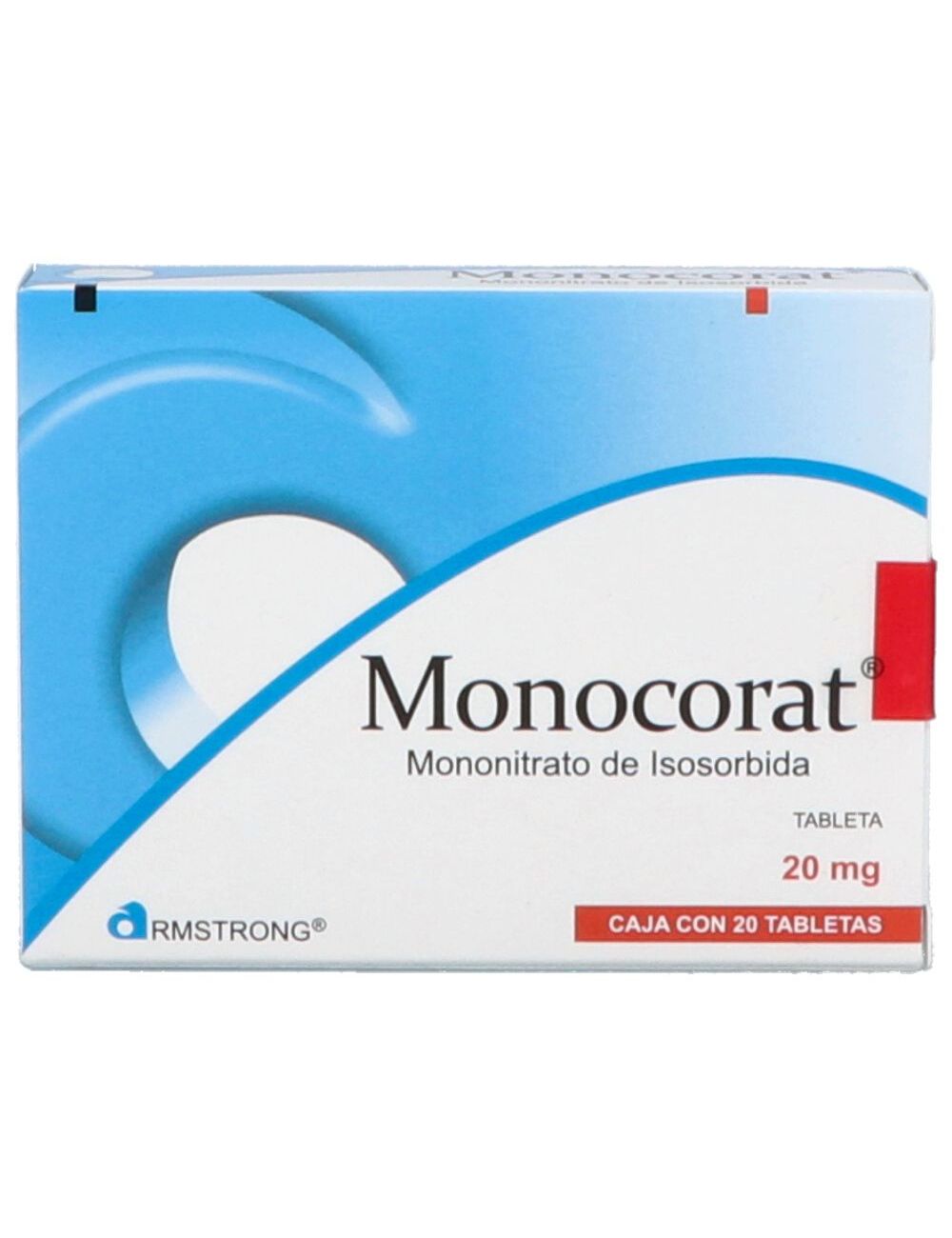 Monocorat 20 mg Caja Con 20 Tabletas