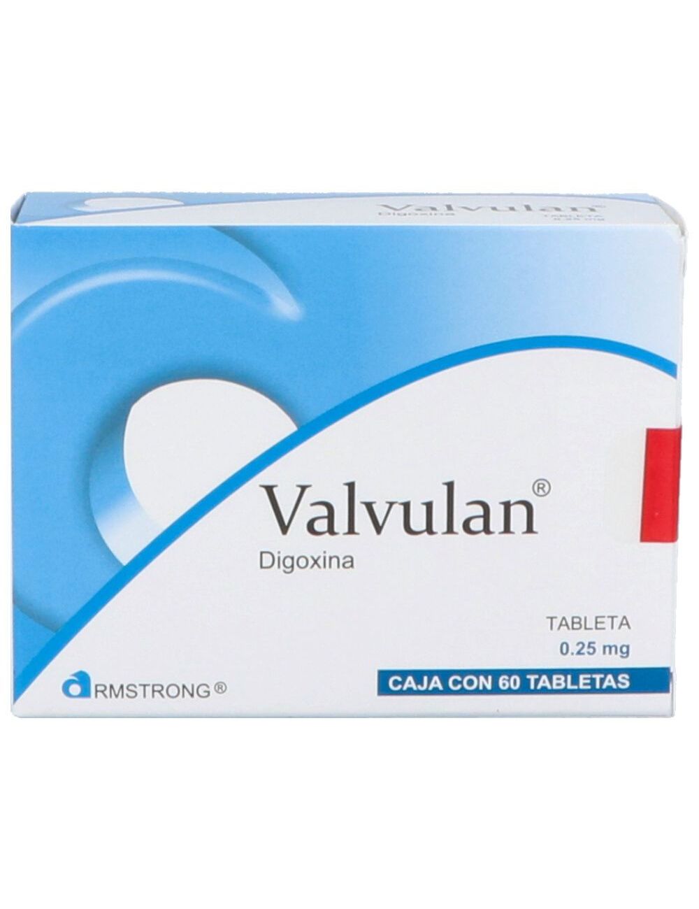 Valvulan 0.25 mg Caja Con 60 Tabletas
