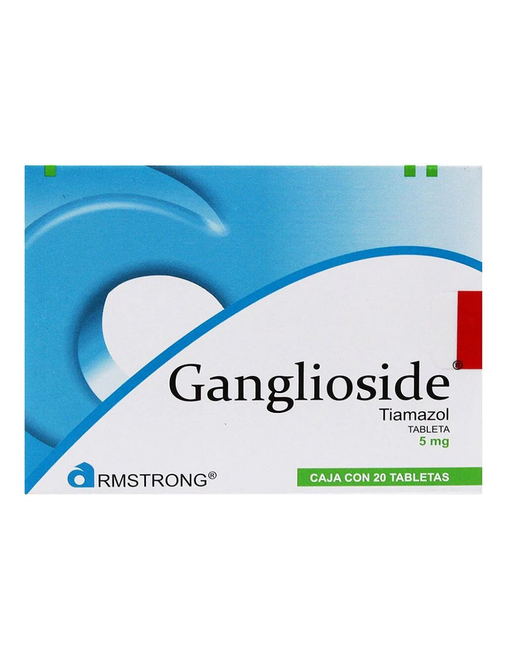 Ganglioside 5 mg Caja Con 20 Tabletas