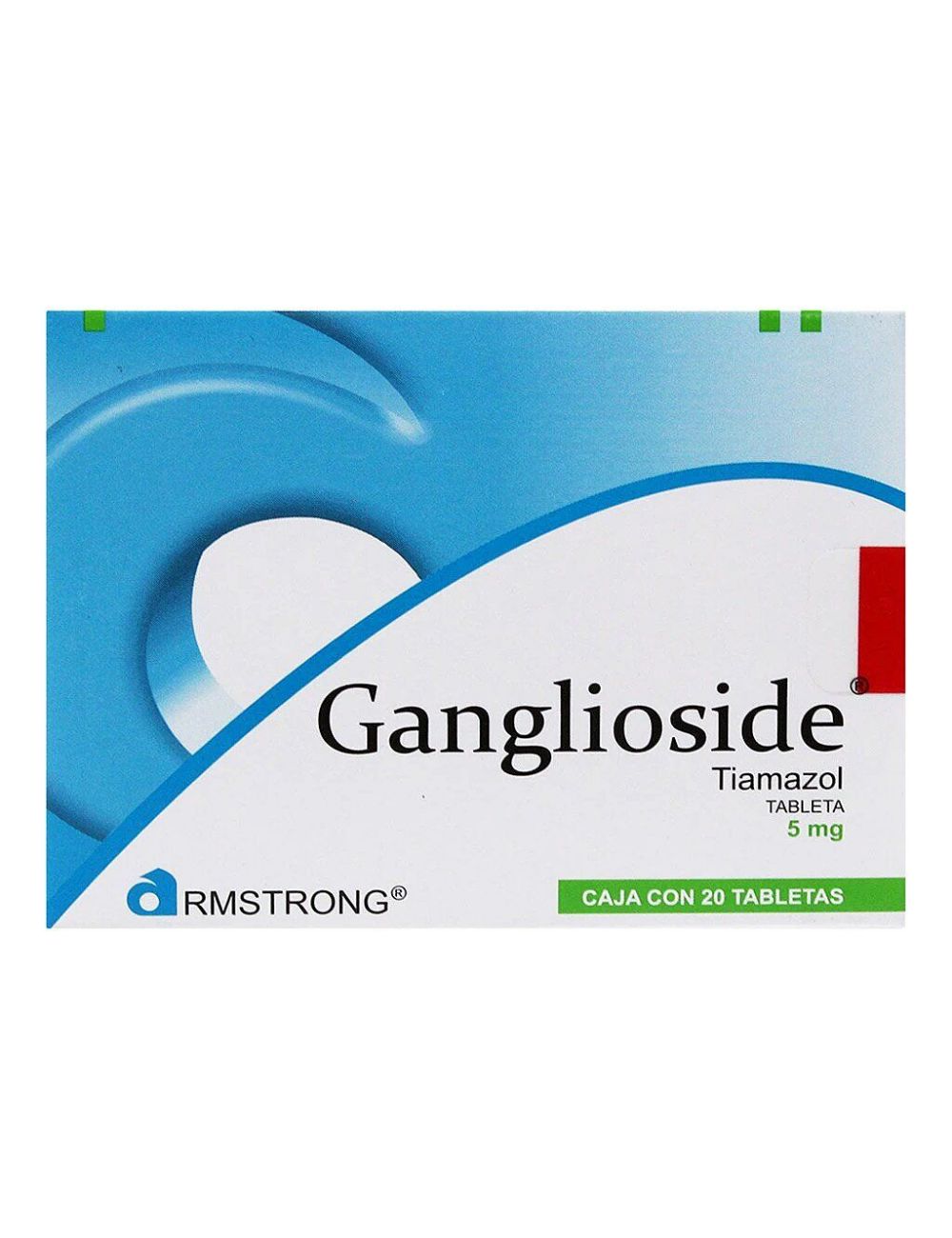 Ganglioside 5 mg Caja Con 20 Tabletas