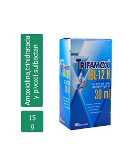 Trifamox IBL 12 H Suspensión Caja Con Frasco Con 15 g RX2