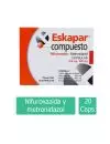 Eskapar Compuesto 200 mg / 600 mg Caja Con 20 Cápsulas