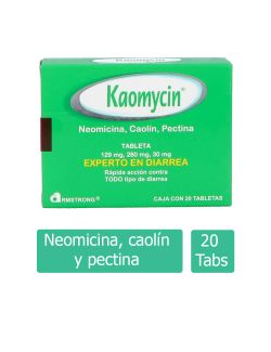 Kaomycin Caja Con 20 Tabletas