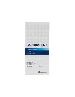 Isoprinosine Jarabe 250 mg/ 5 mL Caja Con Frasco Con 60 mL