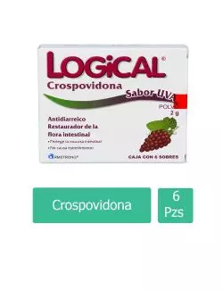 Logical Caja Con 6 Sobres Con 2 g Sabor Uva