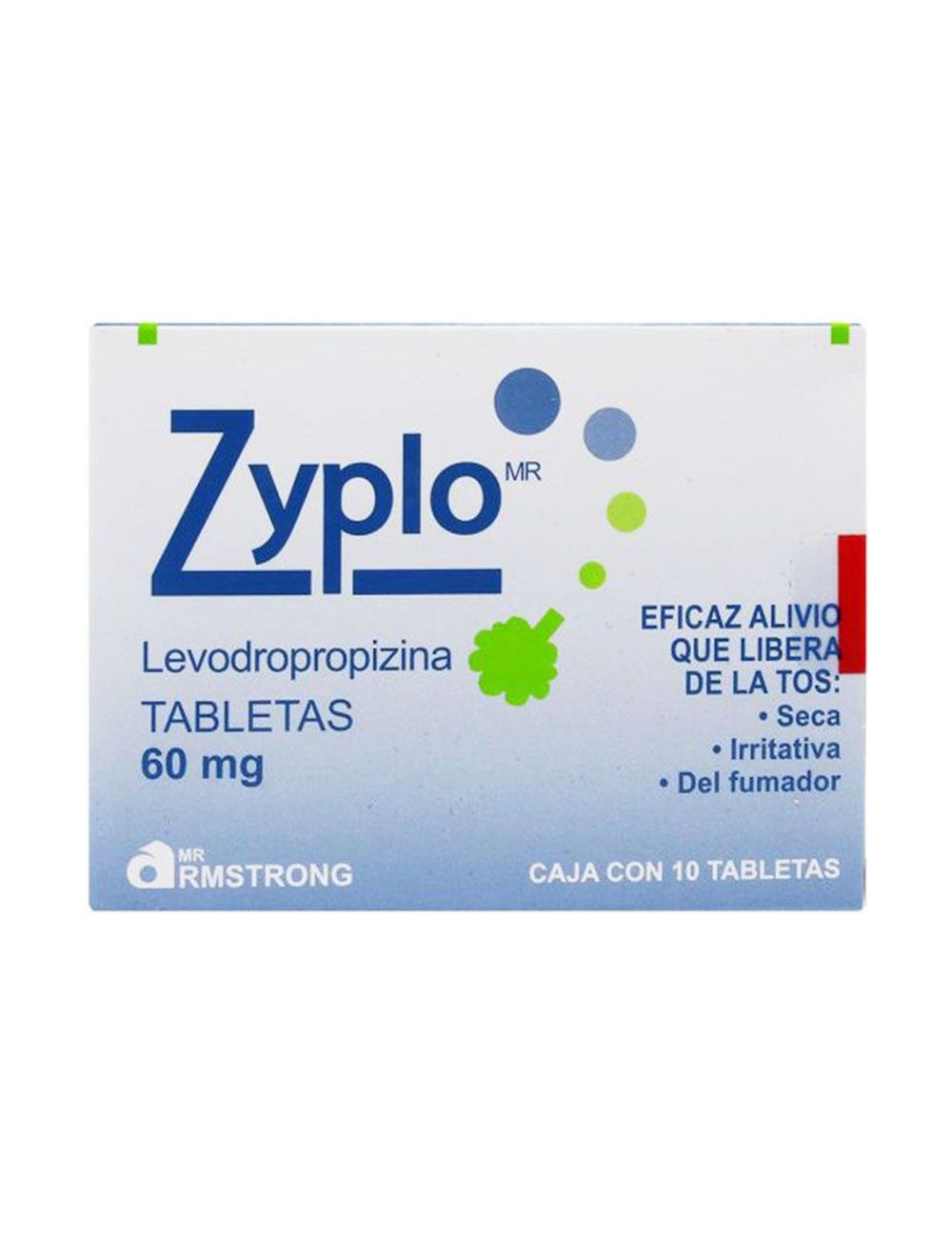 Zyplo Levodropropizina 60 mg Caja Con 10 Tabletas