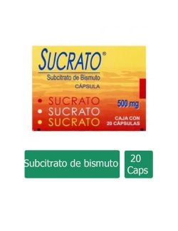 Sucrato 500 mg Caja Con 20 Cápsulas