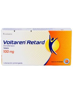 Voltaren Retard 100 mg Caja Con 20 Tabletas