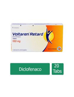 Voltaren Retard 100 mg Caja Con 20 Tabletas