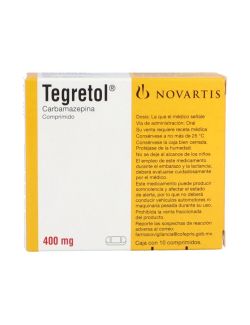 Tegretol 400 mg Caja Con 10 Comprimidos