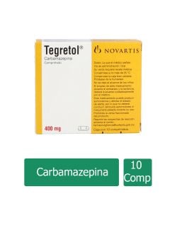 Tegretol 400 mg Caja Con 10 Comprimidos