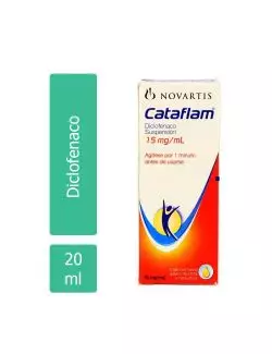 Cataflam Suspensión 15mg/mL Caja Con Frasco Con 20mL