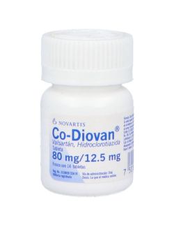 Co Diovan 80 mg/12.5 mg Frasco Con 14 Tabletas