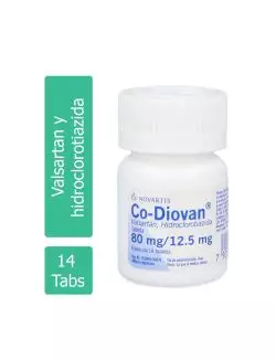 Co Diovan 80 mg/12.5 mg Frasco Con 14 Tabletas