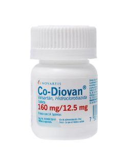 Co Diovan 160 / 12.5 mg Frasco Con 14 Tabletas