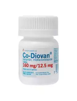 Co Diovan 160 / 12.5 mg Frasco Con 14 Tabletas