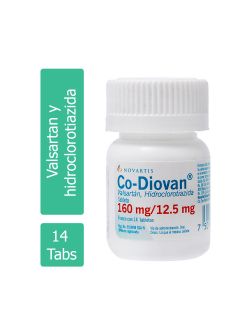 Co Diovan 160 / 12.5 mg Frasco Con 14 Tabletas