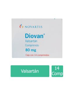 Diovan 80 mg Caja Con 14 Comprimidos