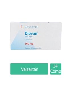 Diovan 160 mg Cja Con 14 Comprimidos