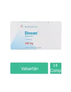 Diovan 160 mg Cja Con 14 Comprimidos