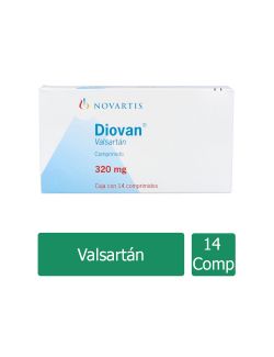 Diovan 320 mg Caja Con 14 Comprimidos
