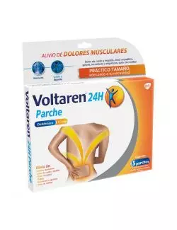 Voltaren Parche 24H 15 mg Caja Con 5 Piezas