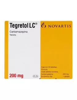 Tegretol LC 200 mg Caja Con 50 Cápsulas