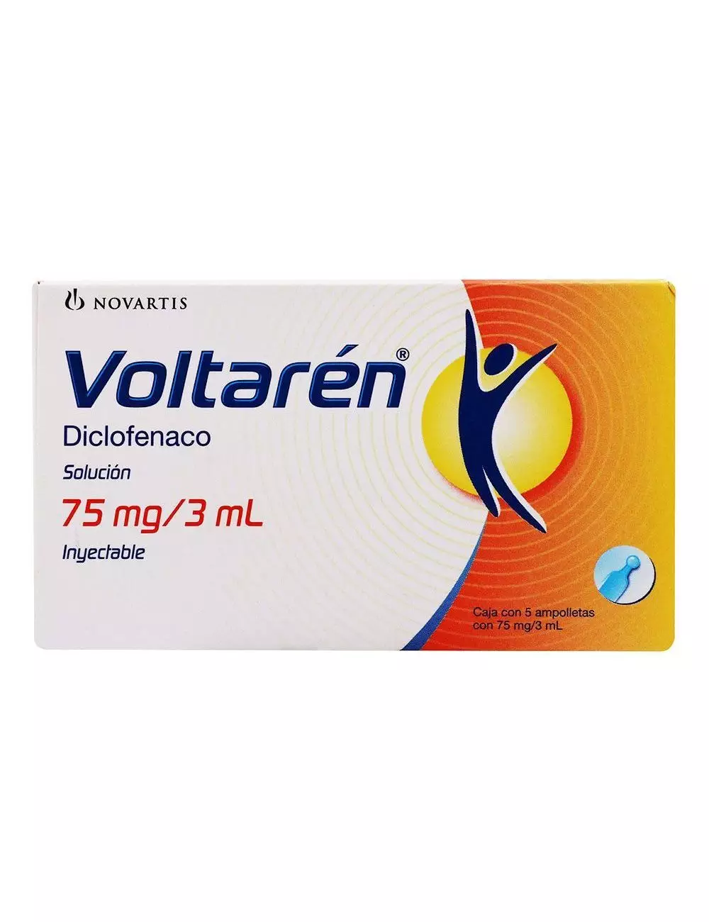 Voltarén 75 mg /3 mL Caja Con 5 Ampolletas