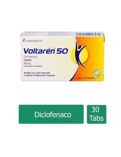 Voltarén 50 50 mg 30 Tabletas