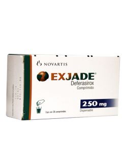 Exjade 250 mg Caja Con 28 Comprimidos