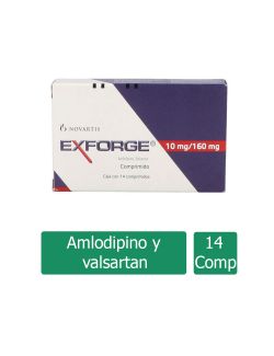 Exforge 10mg/160mg Caja Con 14 Comprimidos