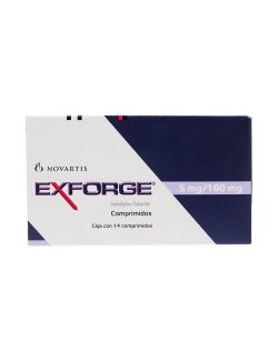 Exforge 5 mg/160 mg Caja Con 14 Comprimidos