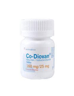 Co Diovan 160 / 25 mg Caja Con 30 Tabletas