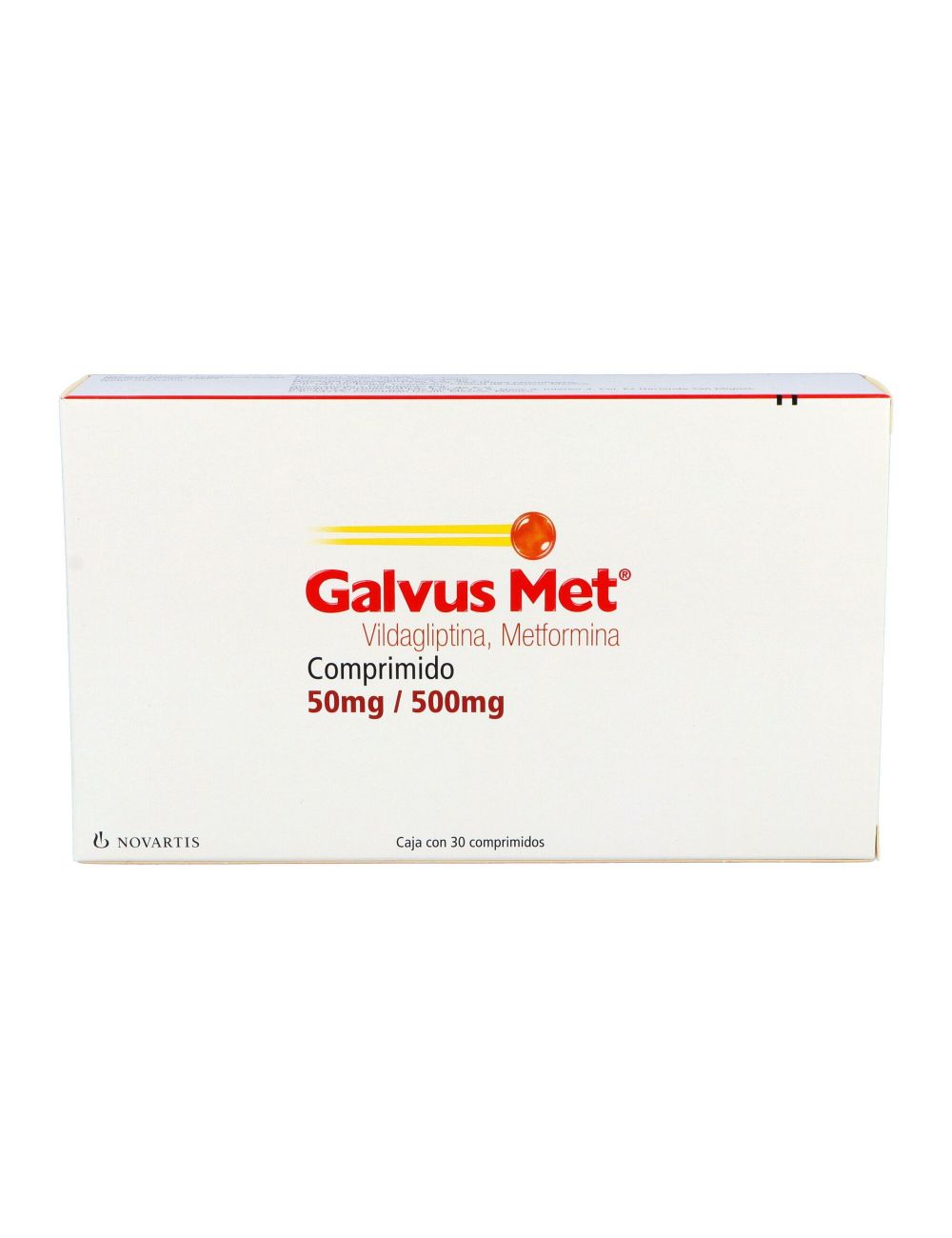 Galvus Met 50 mg /500 mg Caja Con 30 Comprimidos