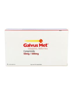 Galvus Met 50 mg /500 mg Caja Con 30 Comprimidos