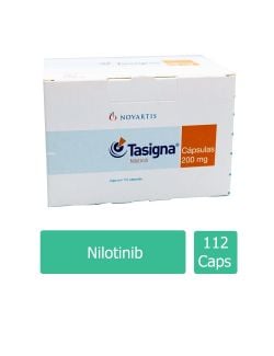 TASIGNA® 200 mg (Nilotinib) - Caja con 112 Cápsulas - Novartis