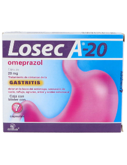 Losec A-20 20 mg Caja Con 7 Cápsulas