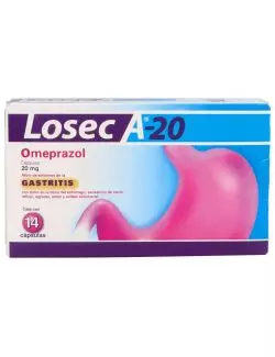 Losec A-20 20 mg Caja Con 14 Cápsulas