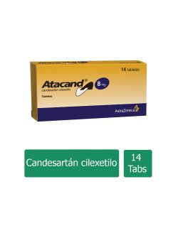 Atacand 8 mg Caja Con 14 Tabletas