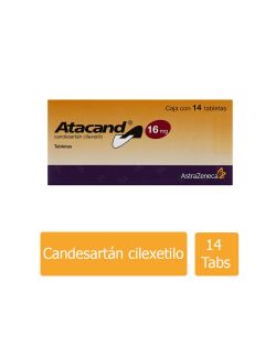 Atacand 16 mg Caja Con 14 Tabletas