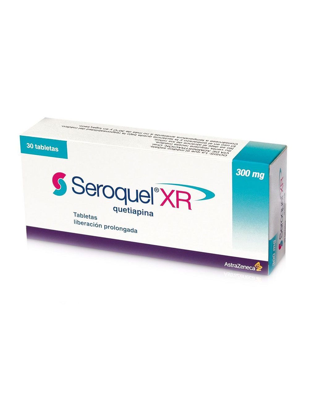 Seroquel XR 300 mg Caja Con 30 Tabletas