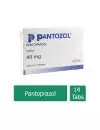 Pantozol 40 mg - Caja con 14 Tabletas | Pantoprazol | Laboratorio Takeda