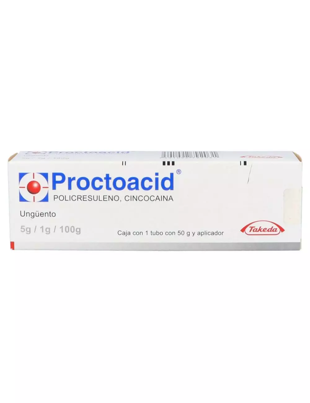 Proctoacid Ungüento 5 g /1 g /100 g Tubo Con 50 g