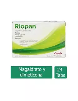 Riopan 800 mg/100 mg 24 Tabletas Masticables