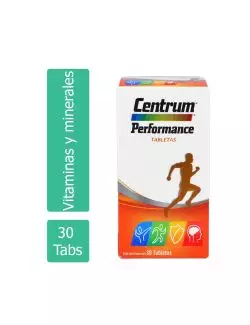 Centrum Performance Caja Con Frasco Con 30 Tabletas