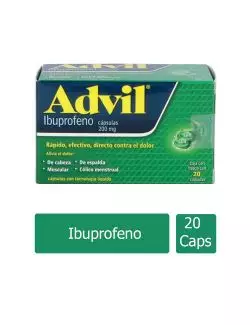 Advil 200 mg 20 Cápsulas