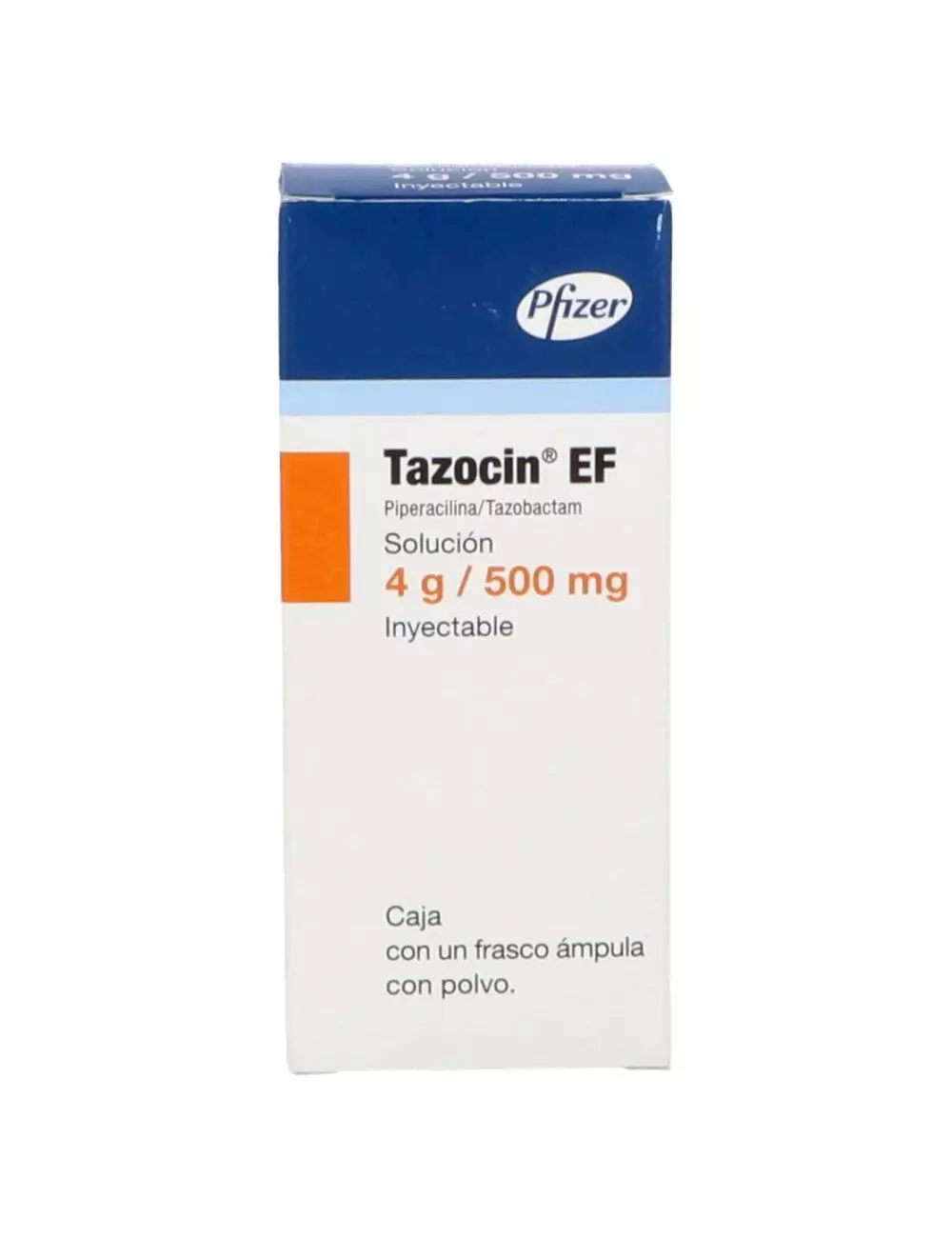 Tazocin-Ef 4g 0.500mg Solución Inyectable Frasco Ámpula -RX2