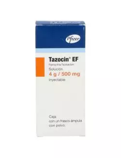 Tazocin-Ef 4g 0.500mg Solución Inyectable Frasco Ámpula -RX2