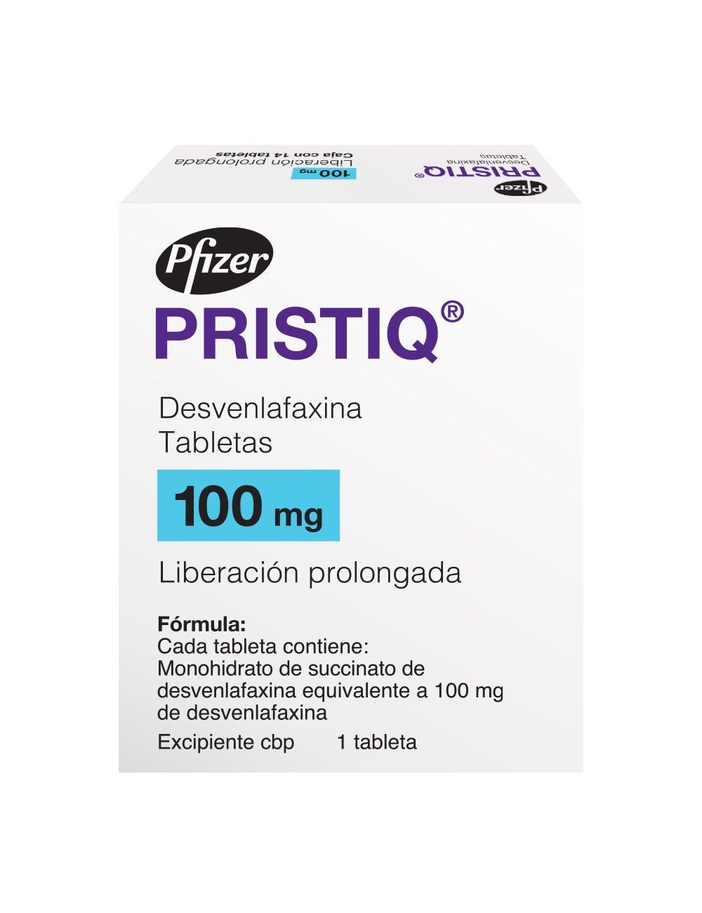 Pristiq 100 mg Caja Con 14 Tabletas