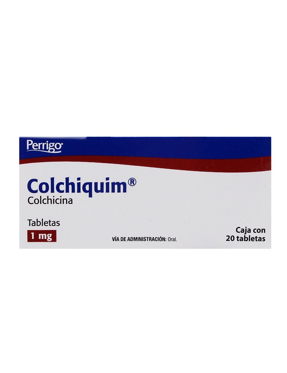 Colchicina 1mg Caja Con 20 Tabletas